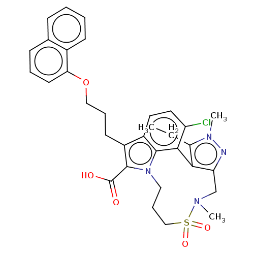 Chemical structure of BindingDB Monomer ID 562347