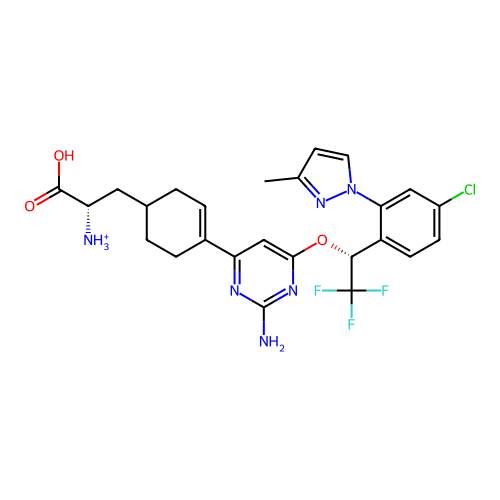 Chemical structure of BindingDB Monomer ID 563495