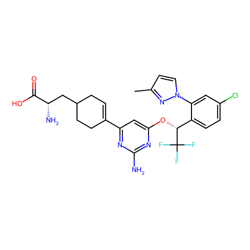 Chemical structure of BindingDB Monomer ID 563498
