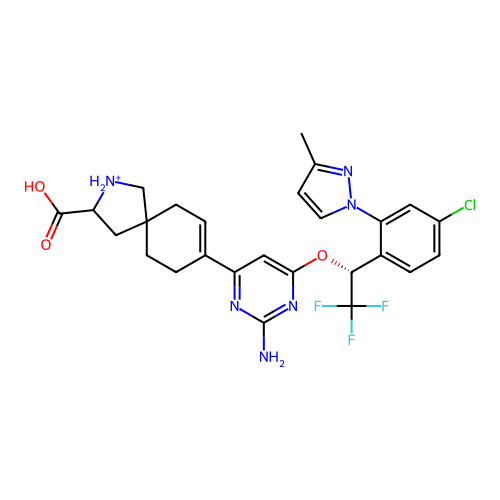 Chemical structure of BindingDB Monomer ID 563508