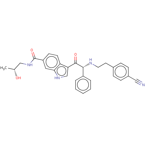Chemical structure of BindingDB Monomer ID 564706