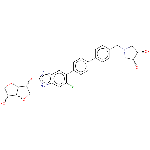 Chemical structure of BindingDB Monomer ID 565486