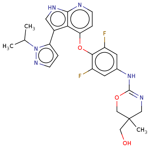 Chemical structure of BindingDB Monomer ID 569867