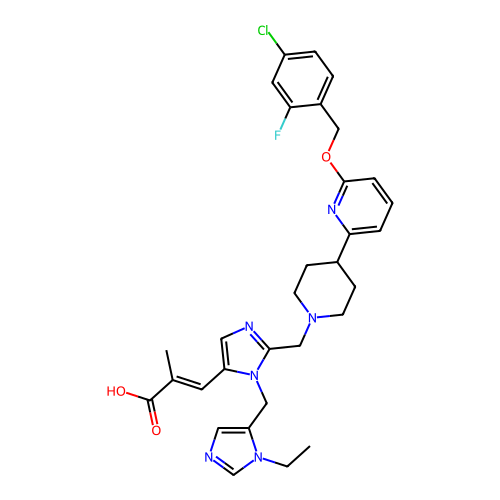 Chemical structure of BindingDB Monomer ID 570661
