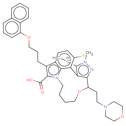 Chemical structure of BindingDB Monomer ID 571446