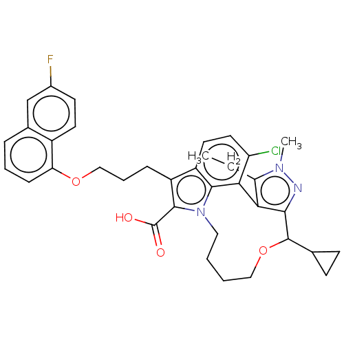 Chemical structure of BindingDB Monomer ID 571476