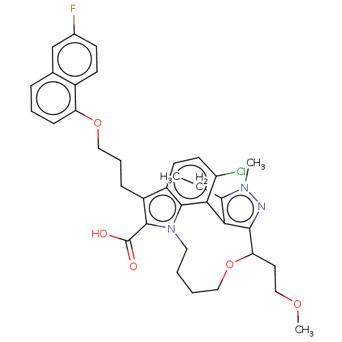 Chemical structure of BindingDB Monomer ID 571477