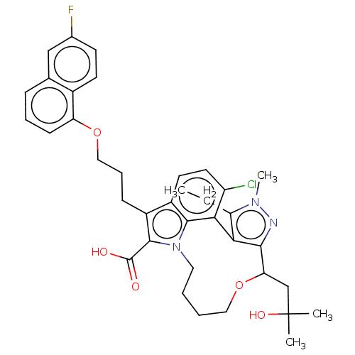 Chemical structure of BindingDB Monomer ID 571489