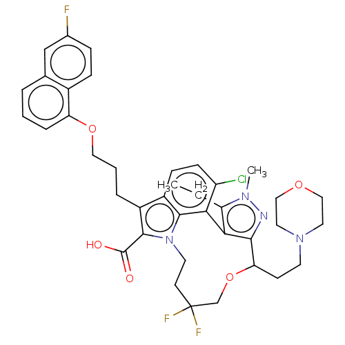 Chemical structure of BindingDB Monomer ID 571522