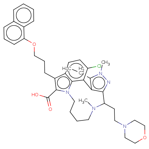 Chemical structure of BindingDB Monomer ID 571534