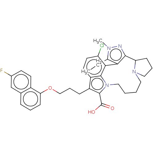 Chemical structure of BindingDB Monomer ID 571539