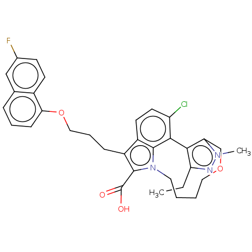 Chemical structure of BindingDB Monomer ID 572181