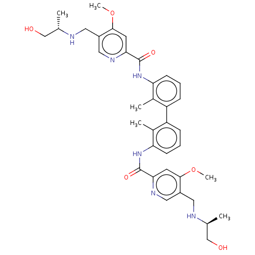 Chemical structure of BindingDB Monomer ID 575565
