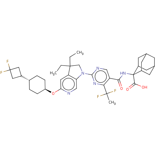 Chemical structure of BindingDB Monomer ID 576192