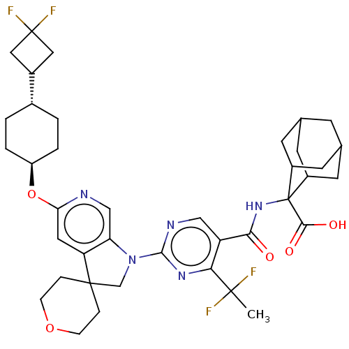 Chemical structure of BindingDB Monomer ID 576193