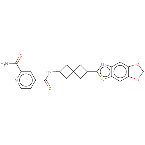 Chemical structure of BindingDB Monomer ID 576330