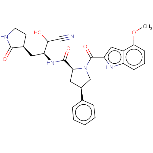 Chemical structure of BindingDB Monomer ID 577034