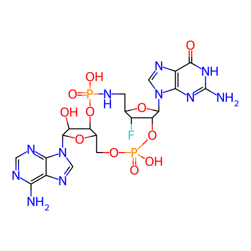 Chemical structure of BindingDB Monomer ID 581021