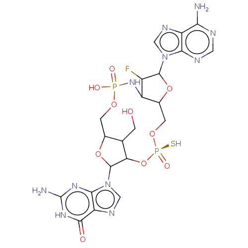 Chemical structure of BindingDB Monomer ID 581023