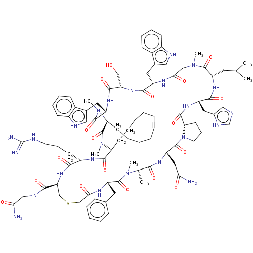 Chemical structure of BindingDB Monomer ID 581031