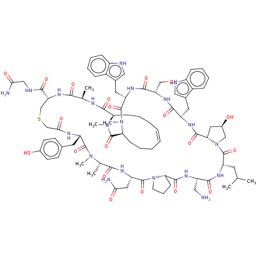 Chemical structure of BindingDB Monomer ID 581044