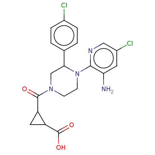 Chemical structure of BindingDB Monomer ID 581335