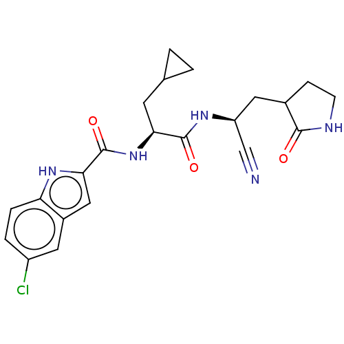 Chemical structure of BindingDB Monomer ID 582661