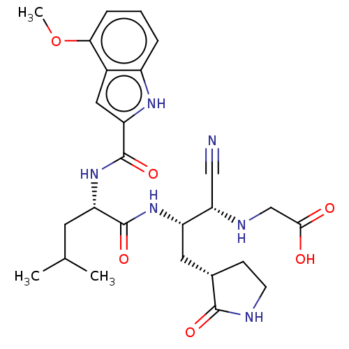 Chemical structure of BindingDB Monomer ID 582692