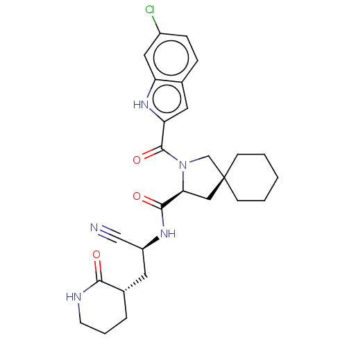 Chemical structure of BindingDB Monomer ID 582716