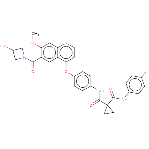Chemical structure of BindingDB Monomer ID 588221