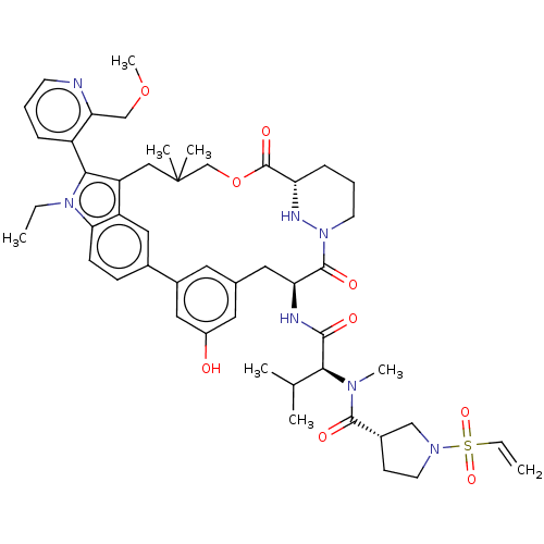 Chemical structure of BindingDB Monomer ID 591391