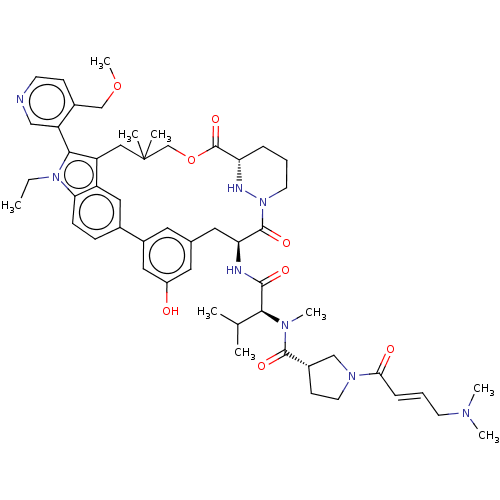 Chemical structure of BindingDB Monomer ID 591409