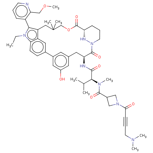 Chemical structure of BindingDB Monomer ID 591419