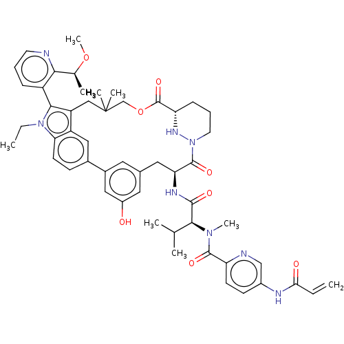 Chemical structure of BindingDB Monomer ID 591574