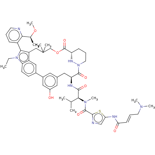 Chemical structure of BindingDB Monomer ID 591575