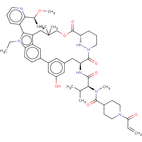 Chemical structure of BindingDB Monomer ID 591582