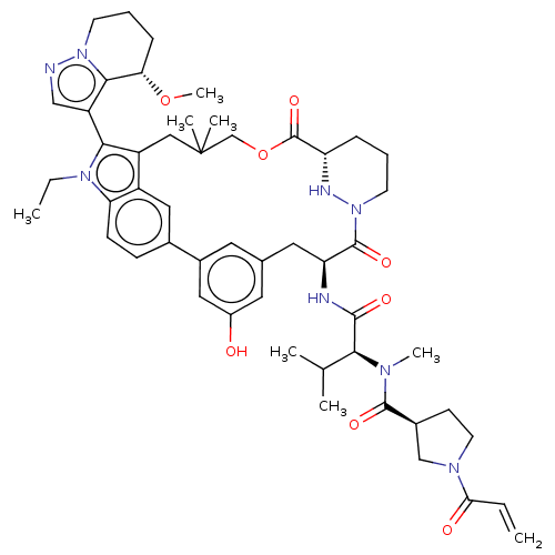 Chemical structure of BindingDB Monomer ID 591622