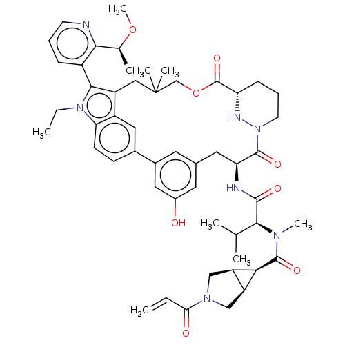 Chemical structure of BindingDB Monomer ID 591640