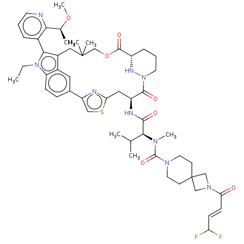 Chemical structure of BindingDB Monomer ID 592003