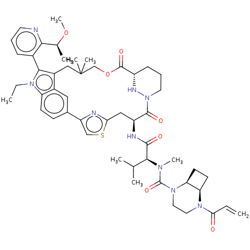 Chemical structure of BindingDB Monomer ID 592054