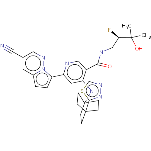Chemical structure of BindingDB Monomer ID 592282