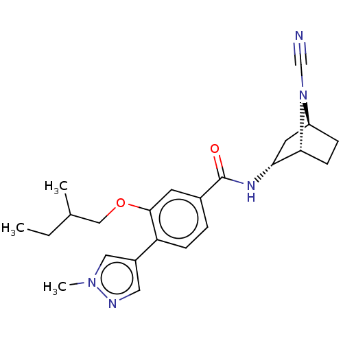 Chemical structure of BindingDB Monomer ID 592886