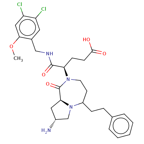 Chemical structure of BindingDB Monomer ID 594042