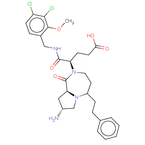 Chemical structure of BindingDB Monomer ID 594043