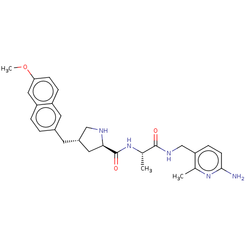 Chemical structure of BindingDB Monomer ID 595365