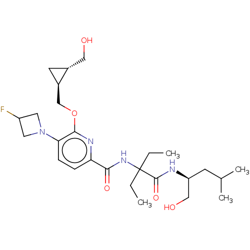 Chemical structure of BindingDB Monomer ID 603950