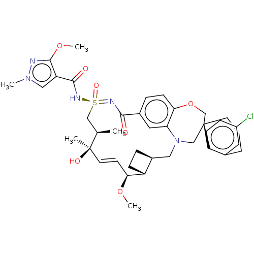 Chemical structure of BindingDB Monomer ID 605326