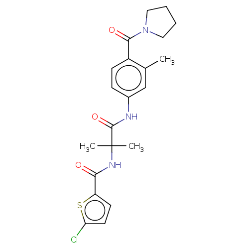 Chemical structure of BindingDB Monomer ID 607605