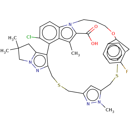 Chemical structure of BindingDB Monomer ID 608345