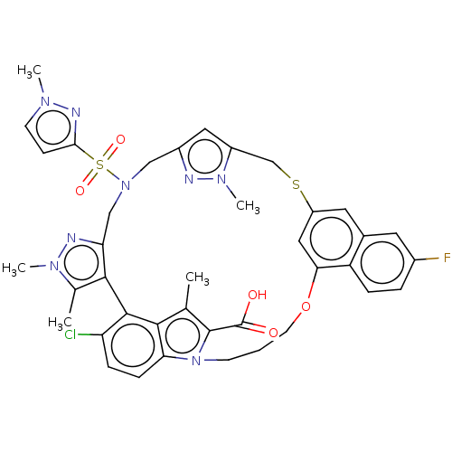 Chemical structure of BindingDB Monomer ID 608381
